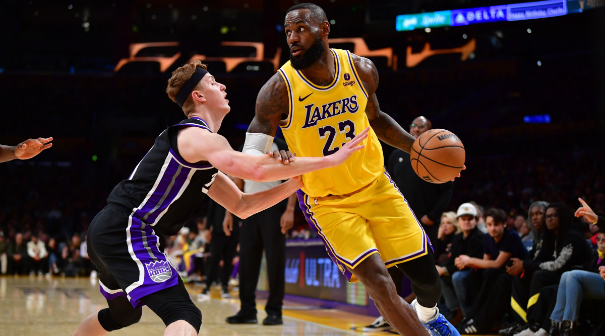 Los Angeles Lakers forward LeBron James.